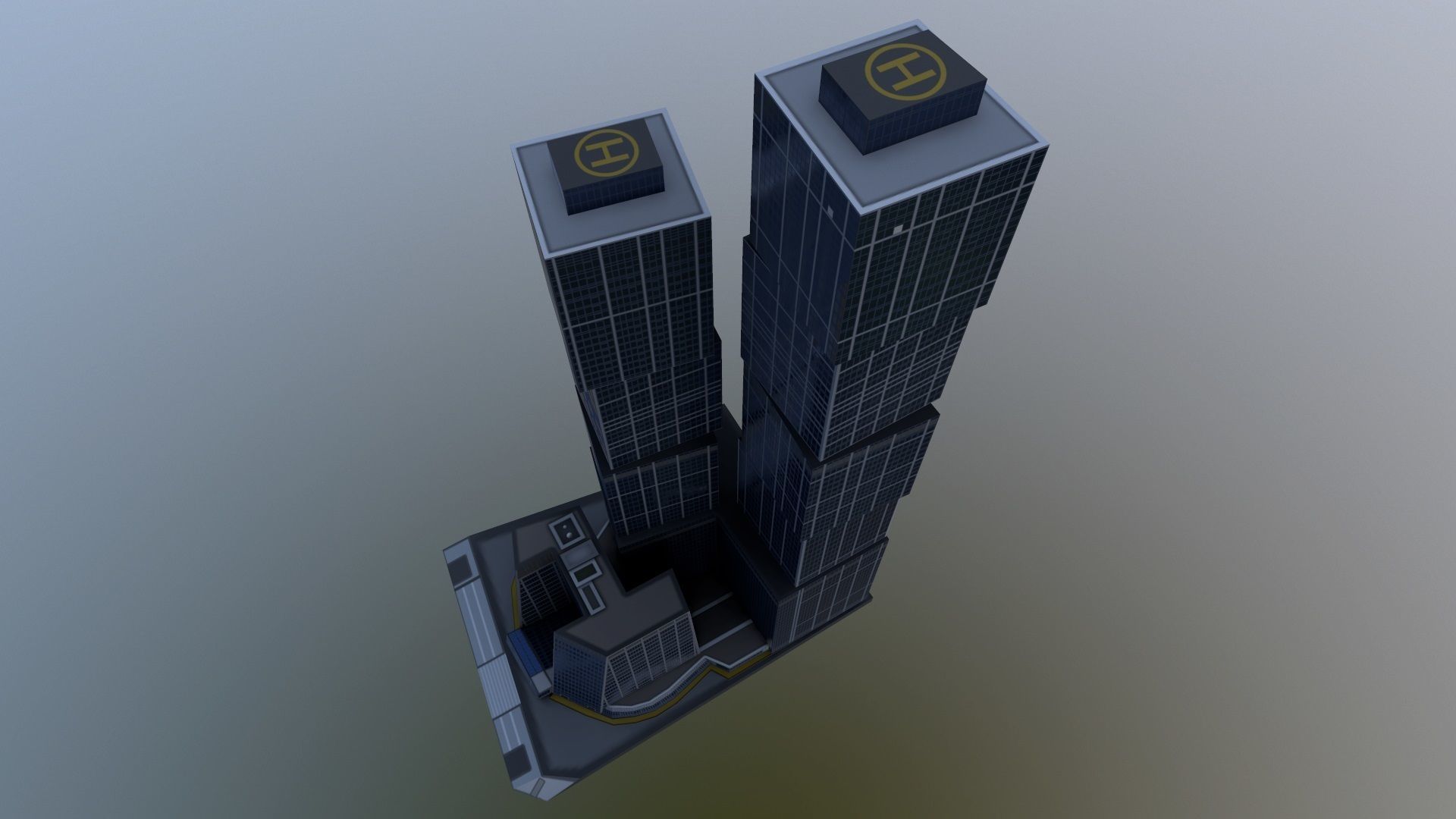 Capital City - City of Capitals Low-poly 3D model_1