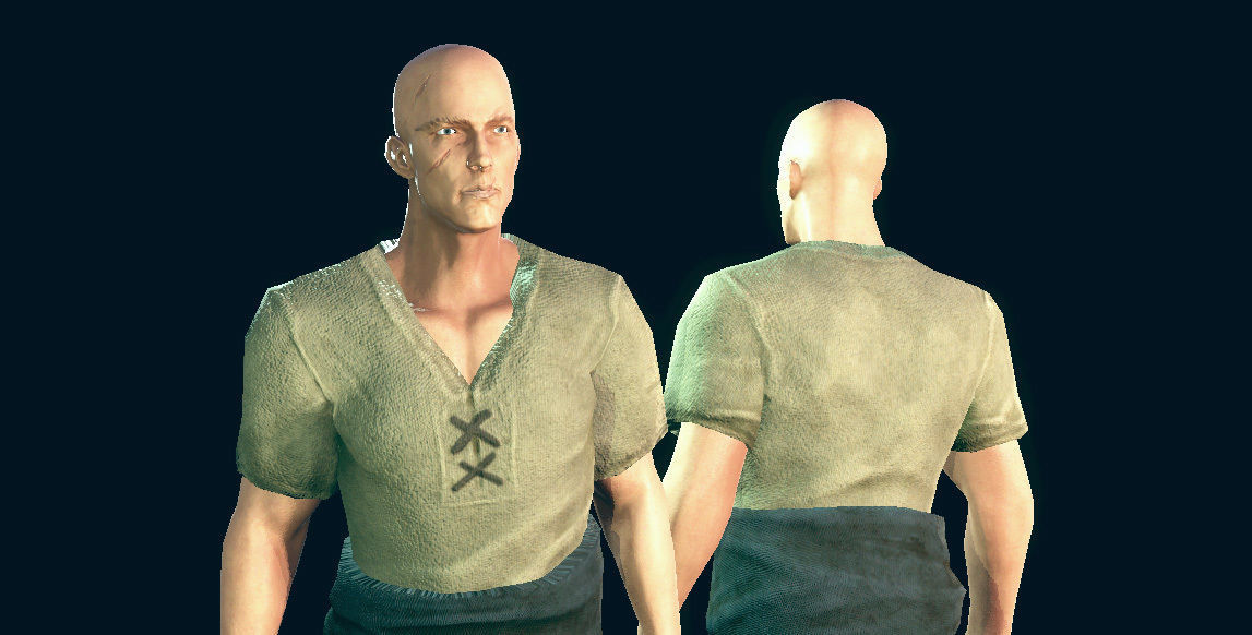 Basic Bandit Free 3D model_2