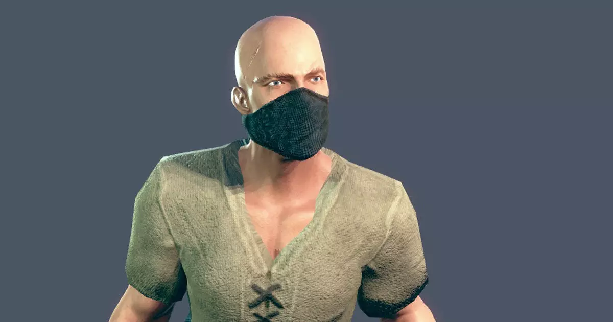 Basic Bandit Free 3D model_0