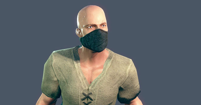 Basic Bandit Free 3D model