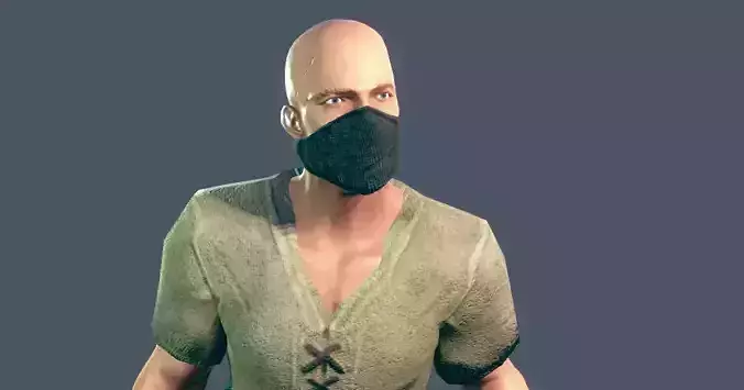 Basic Bandit Free 3D model