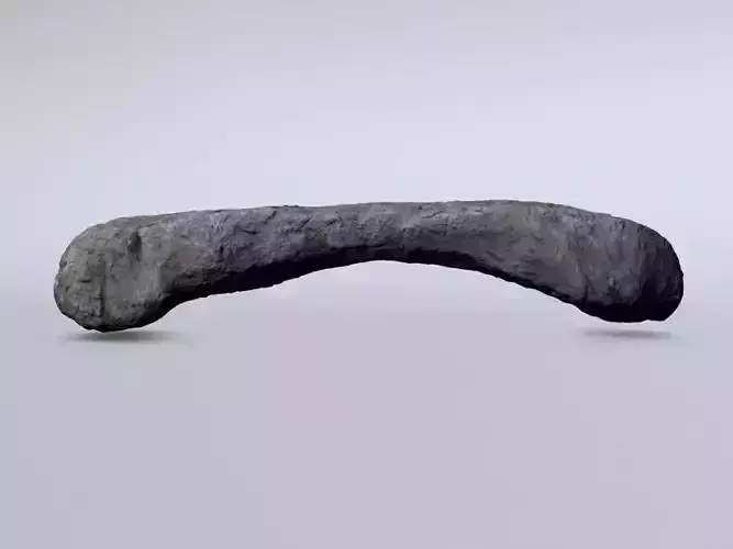 Low poly rock bridge Low-poly 3D model