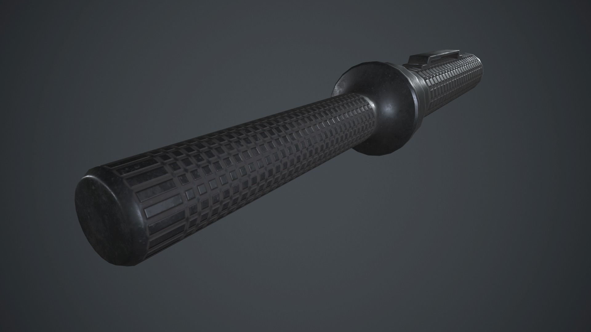 Stainless Steel Jagdkommando Knife PBR Game Ready Low-poly 3D model_16