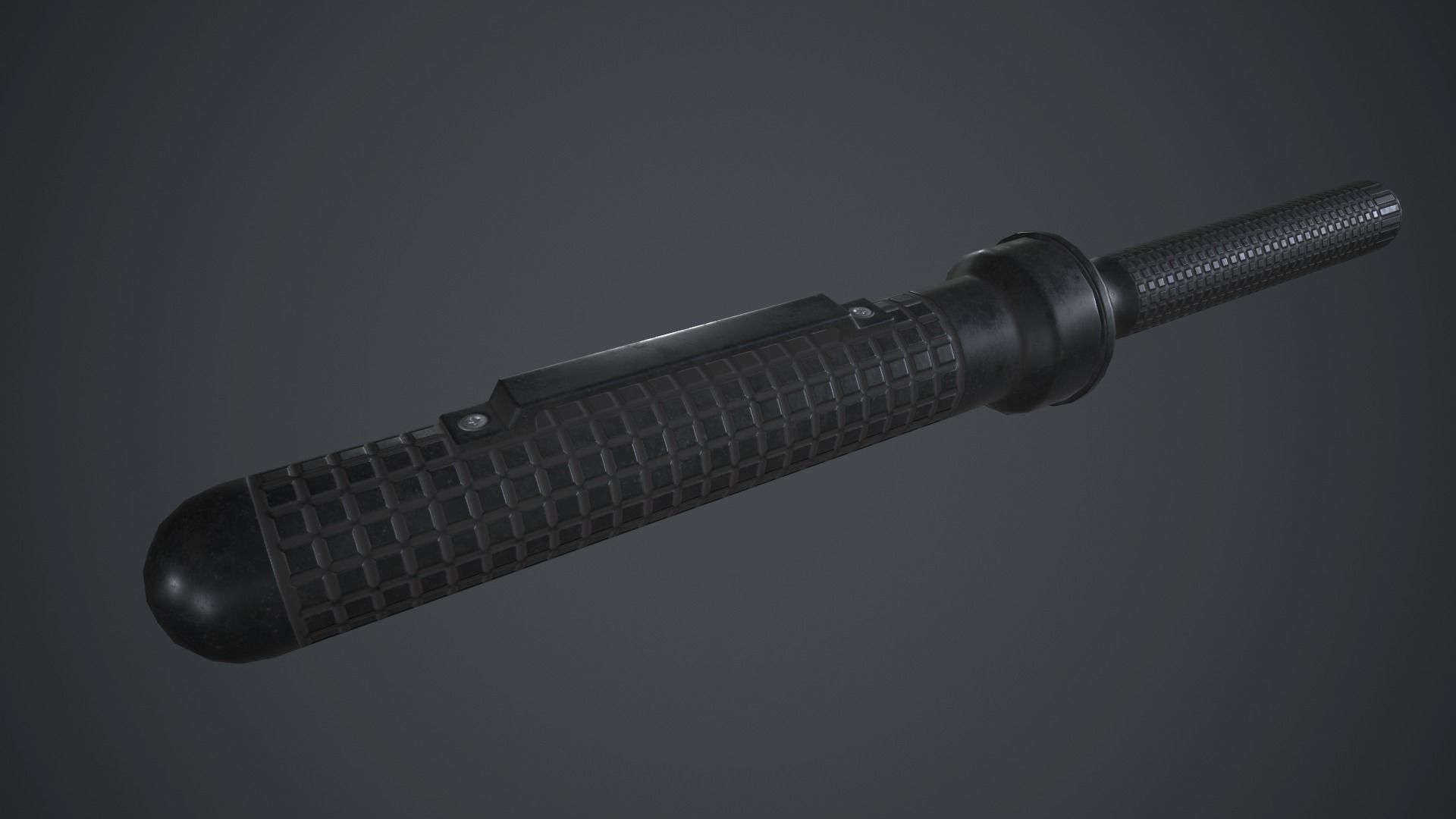 Stainless Steel Jagdkommando Knife PBR Game Ready Low-poly 3D model_15