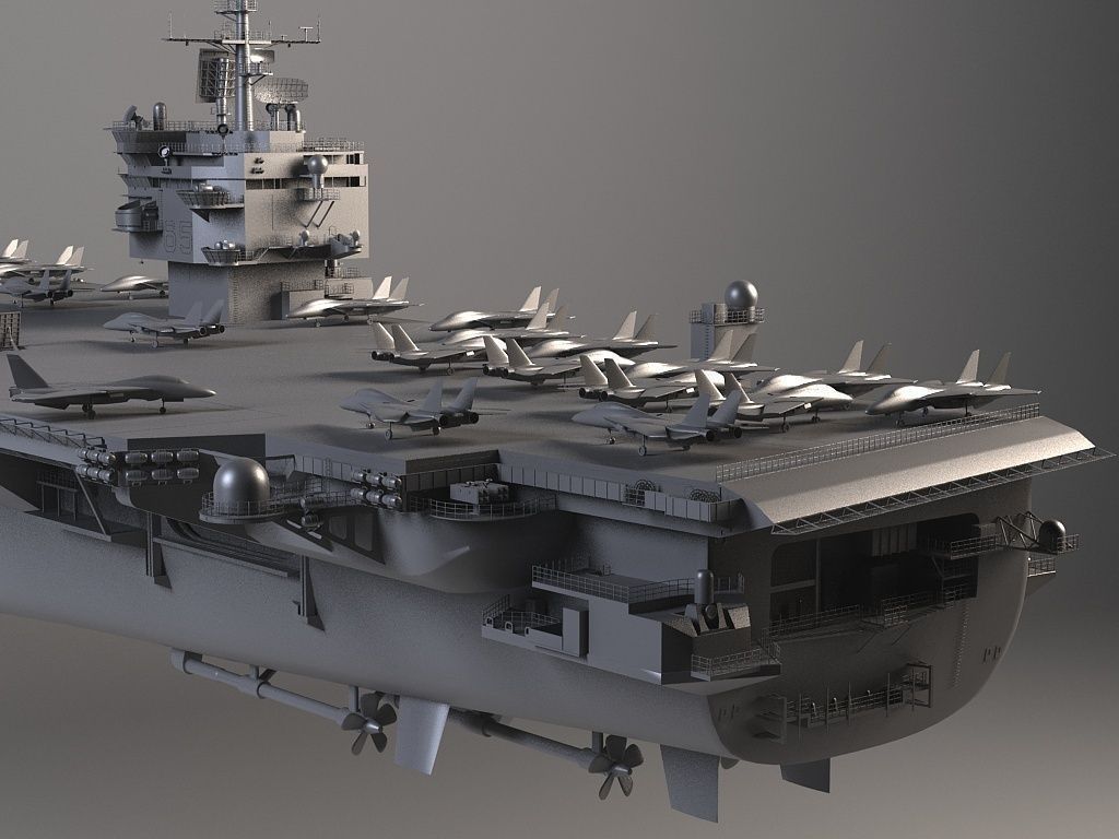 USS Enterprise CVN-65 Carrier 3D model_17