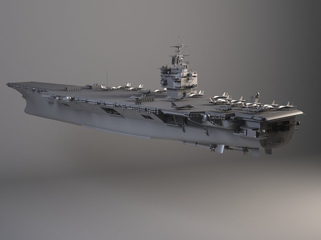 USS Enterprise CVN-65 Carrier 3D model_15