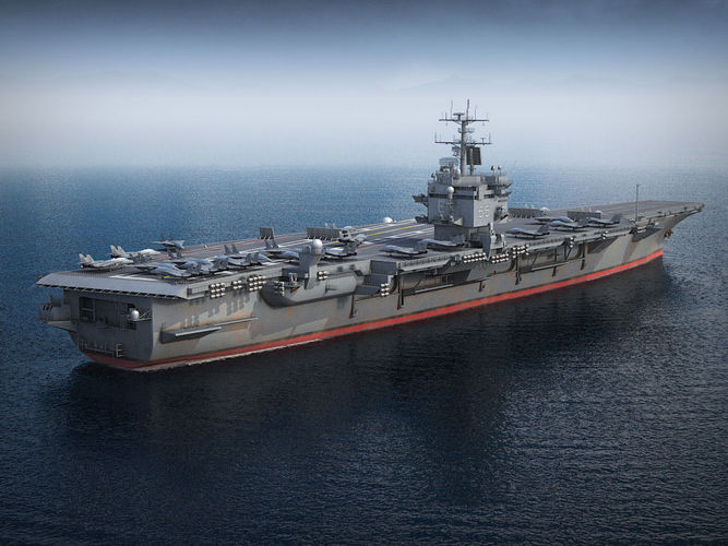USS Enterprise CVN-65 Carrier 3D model