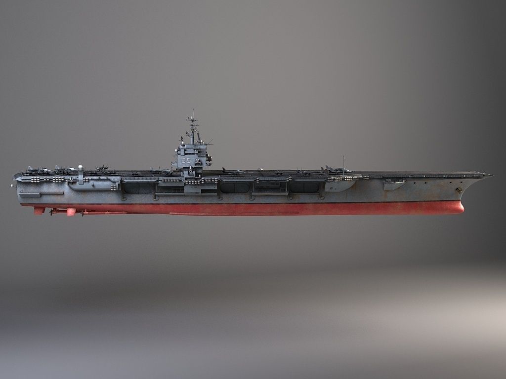 USS Enterprise CVN-65 Carrier 3D model_5