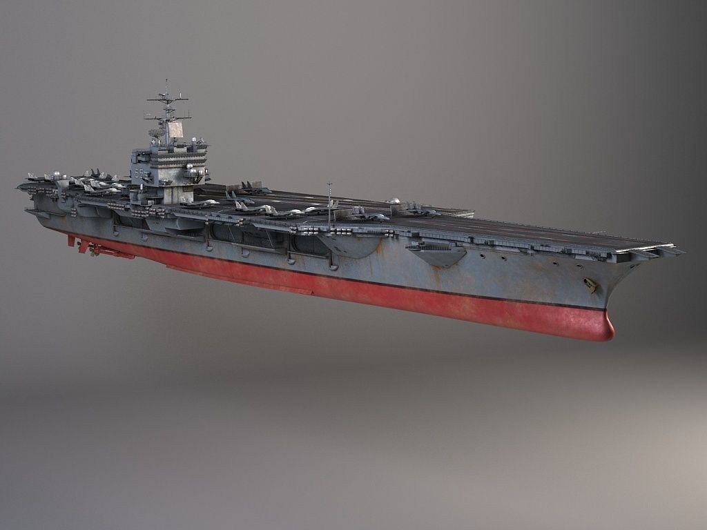 USS Enterprise CVN-65 Carrier 3D model_8