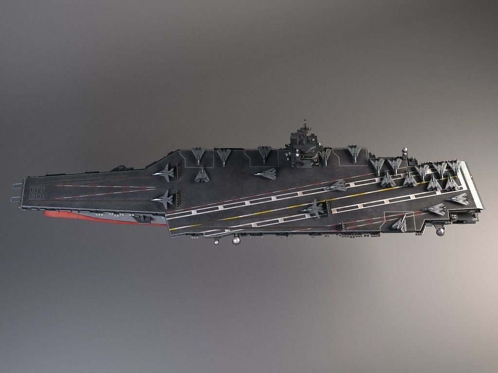 USS Enterprise CVN-65 Carrier 3D model_9