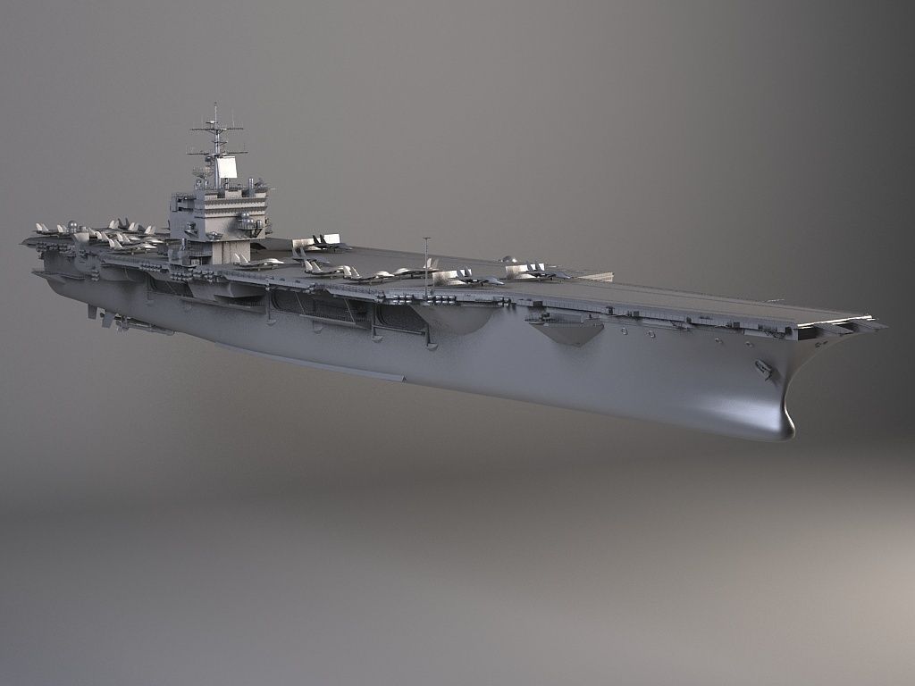 USS Enterprise CVN-65 Carrier 3D model_6