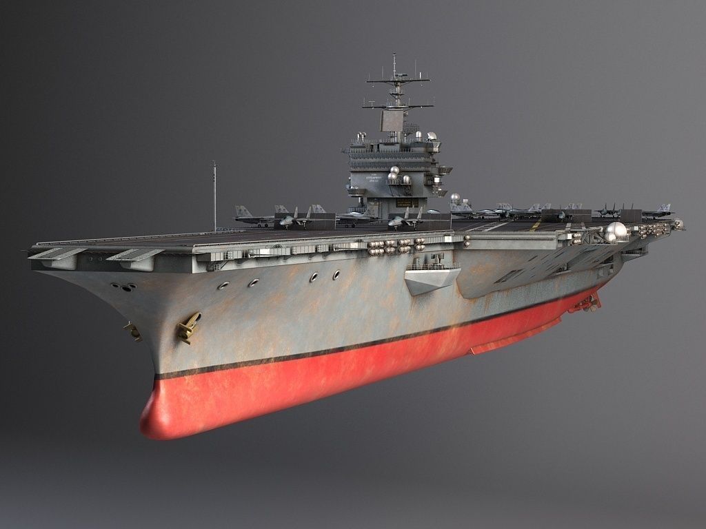 USS Enterprise CVN-65 Carrier 3D model_13
