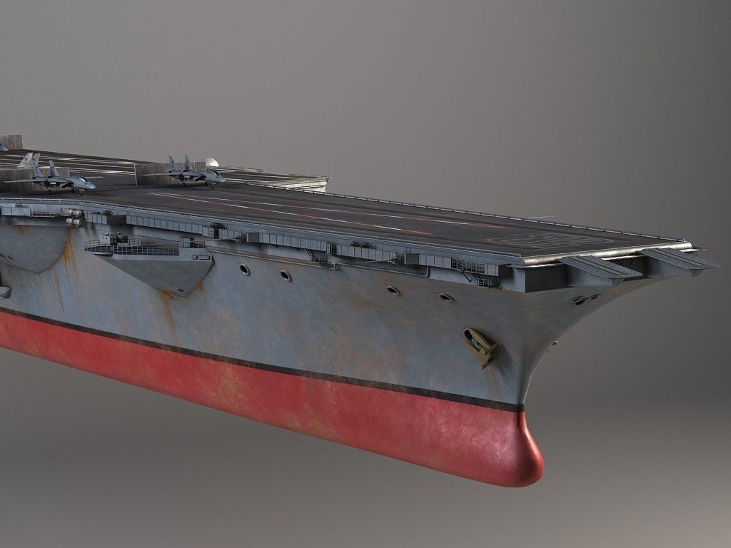 USS Enterprise CVN-65 Carrier 3D model_4