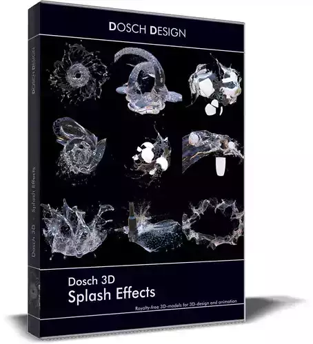 Dosch 3D - Splash Effects 3D model