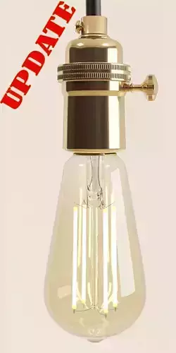 Decorative Edison Bulb LED E24 3D model