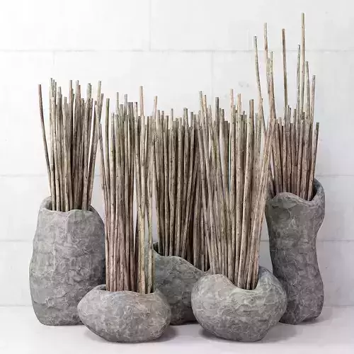Stone decor set
