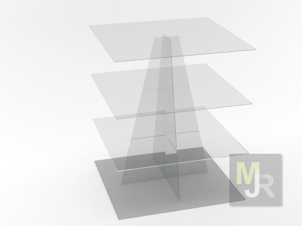 Display Stand Pack Low-poly 3D model_13