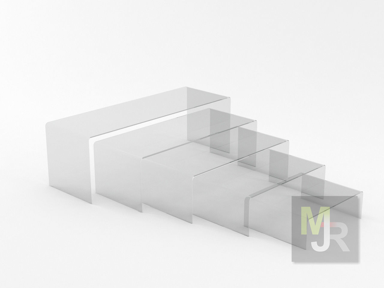 Display Stand Pack Low-poly 3D model_7