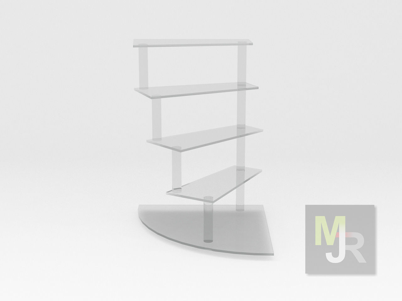 Display Stand Pack Low-poly 3D model_6