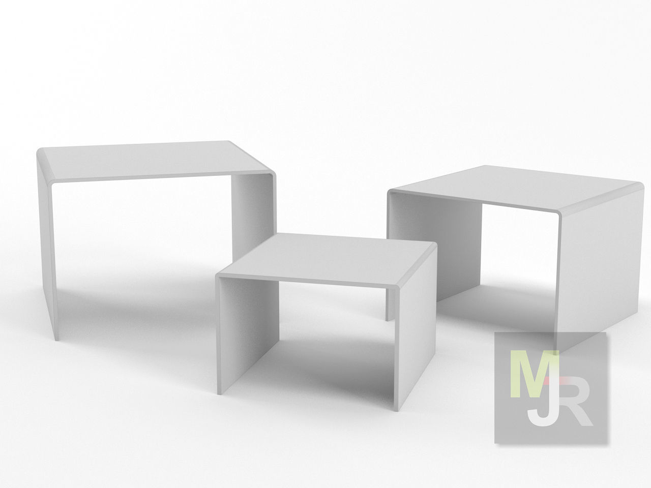 Display Stand Pack Low-poly 3D model_16