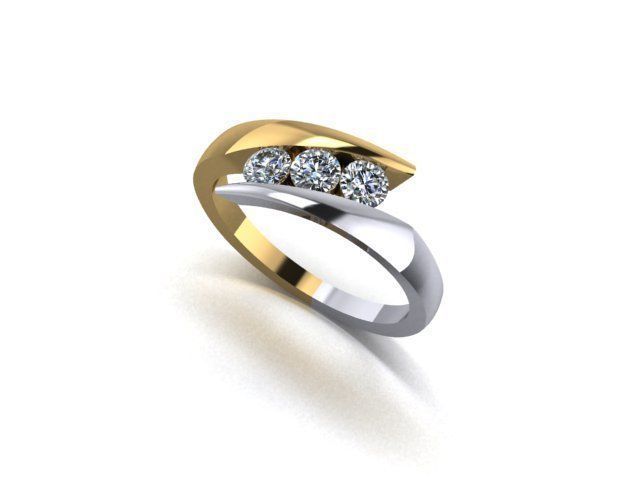 Ring bypass 2 tone 3D print model_1