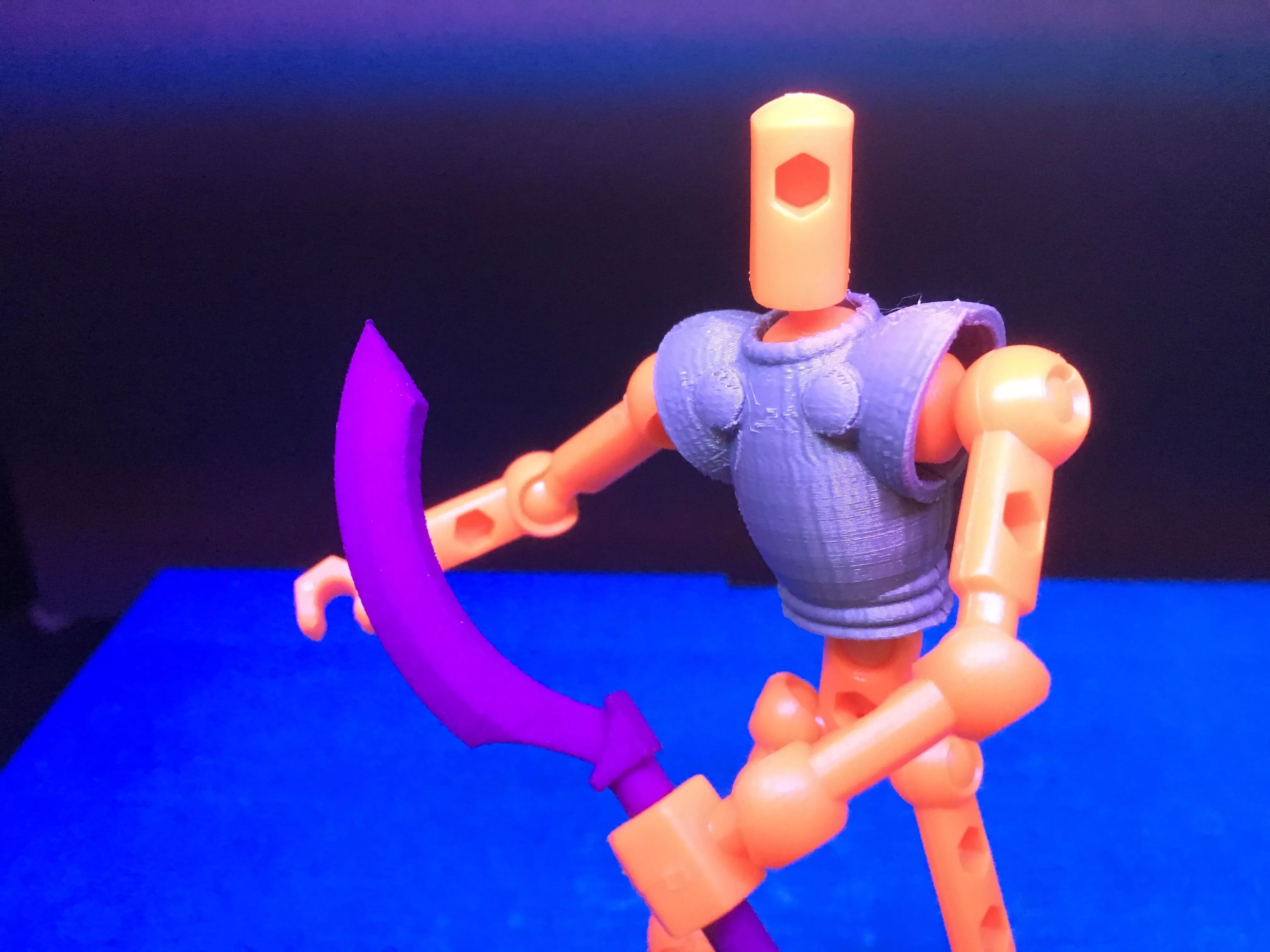 Medieval chestplate set for ModiBot Mo figure kit 3D print model