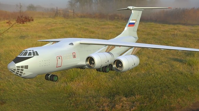 Aircraft IL-76MD-90A Low-poly 3D model