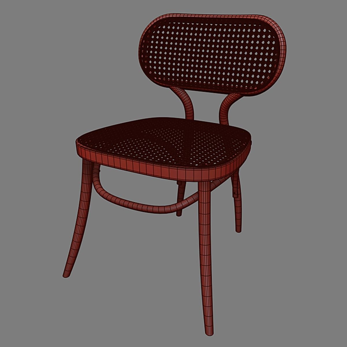 Bodystuhl - Gebrueder THONET VIENNA 3D model_9