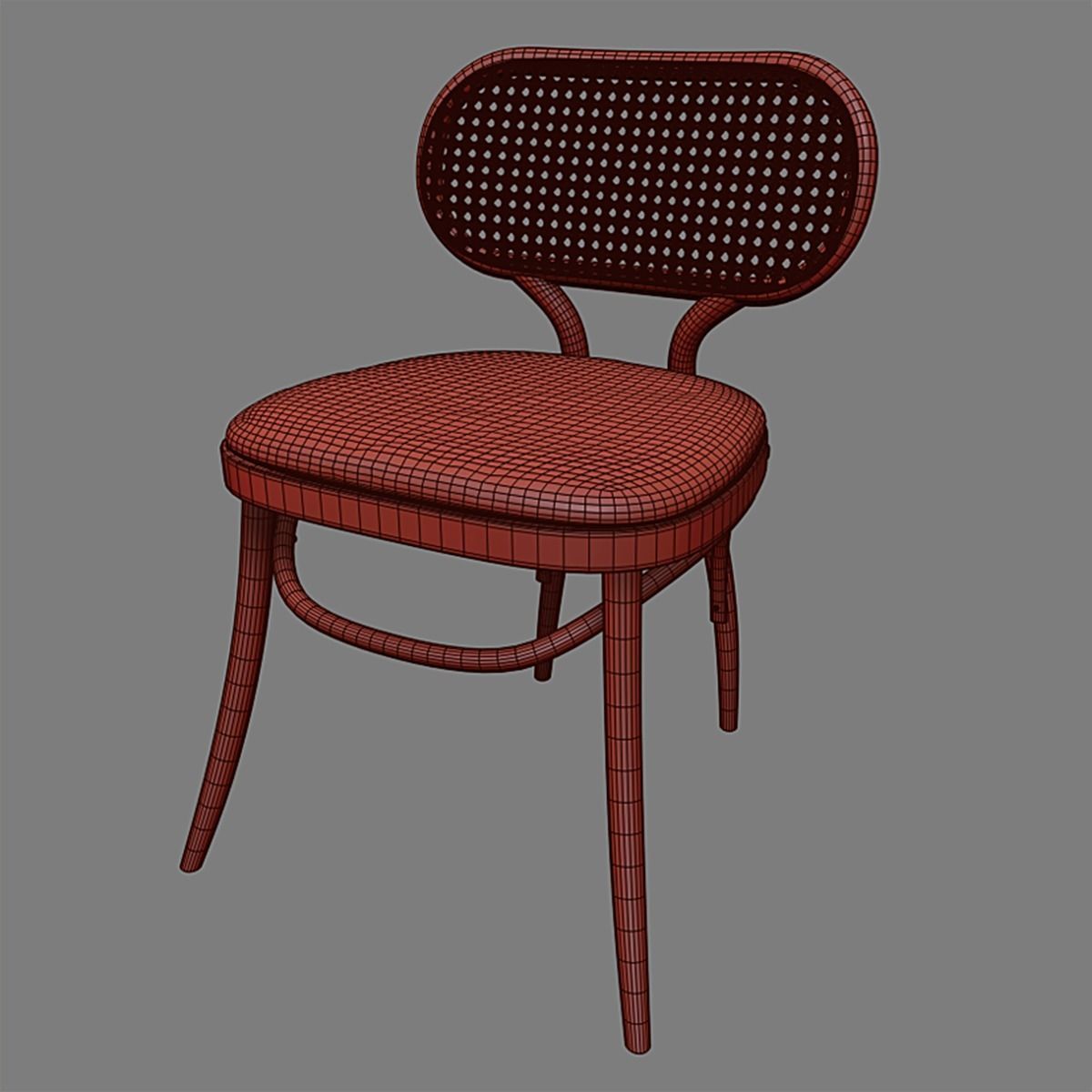 Bodystuhl - Gebrueder THONET VIENNA 3D model_10