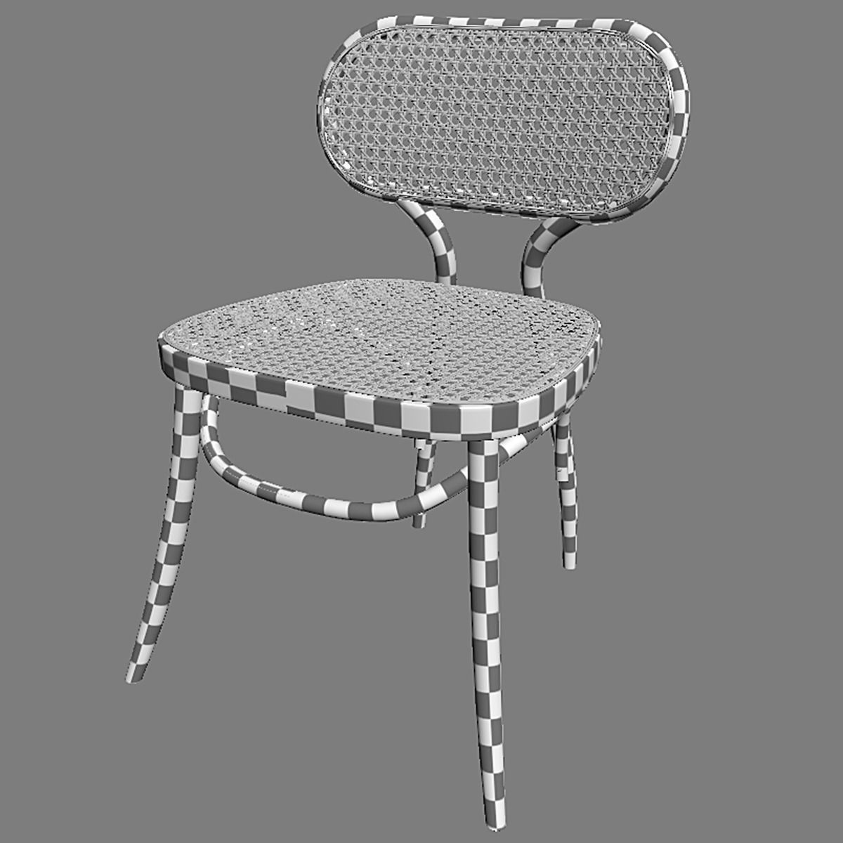 Bodystuhl - Gebrueder THONET VIENNA 3D model_12