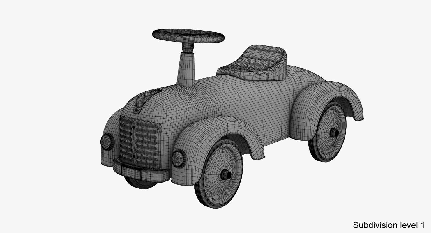 Riding toy car 3D model_11