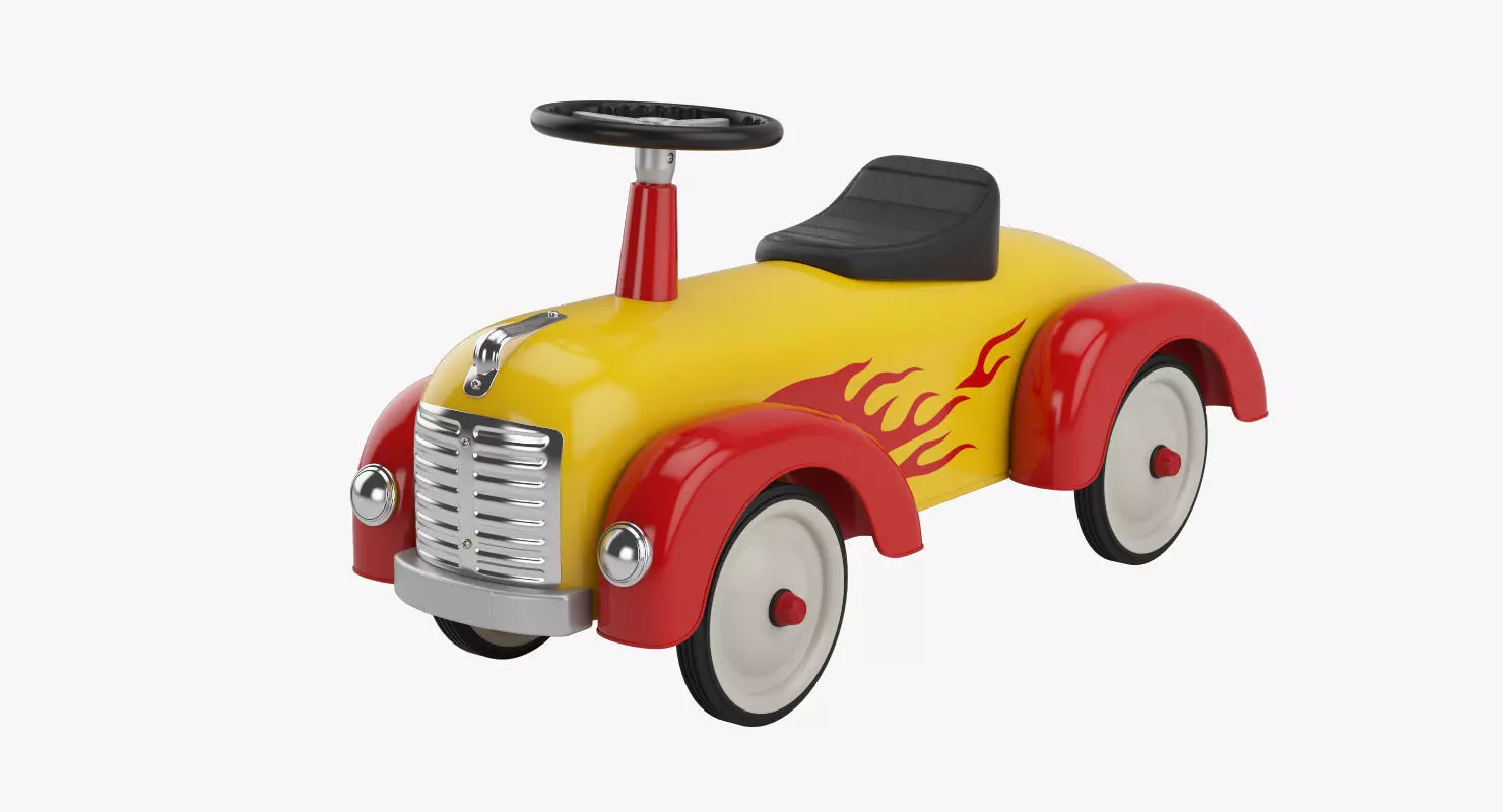 Riding toy car 3D model_0