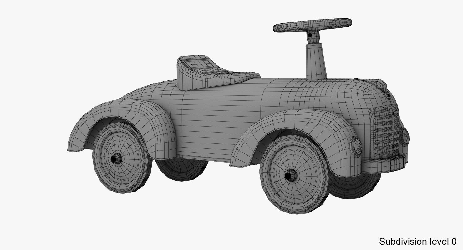 Riding toy car 3D model_12