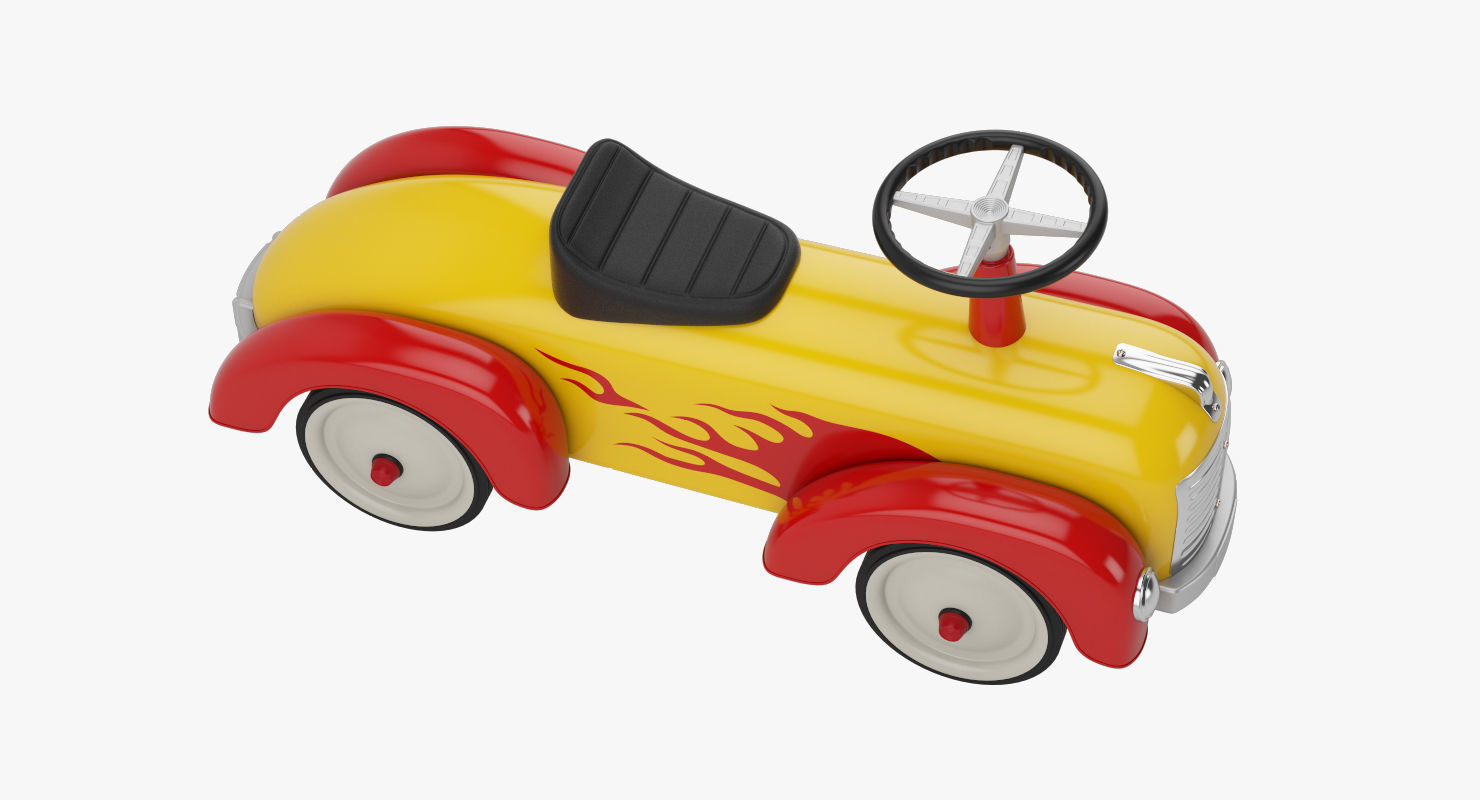 Riding toy car 3D model_3