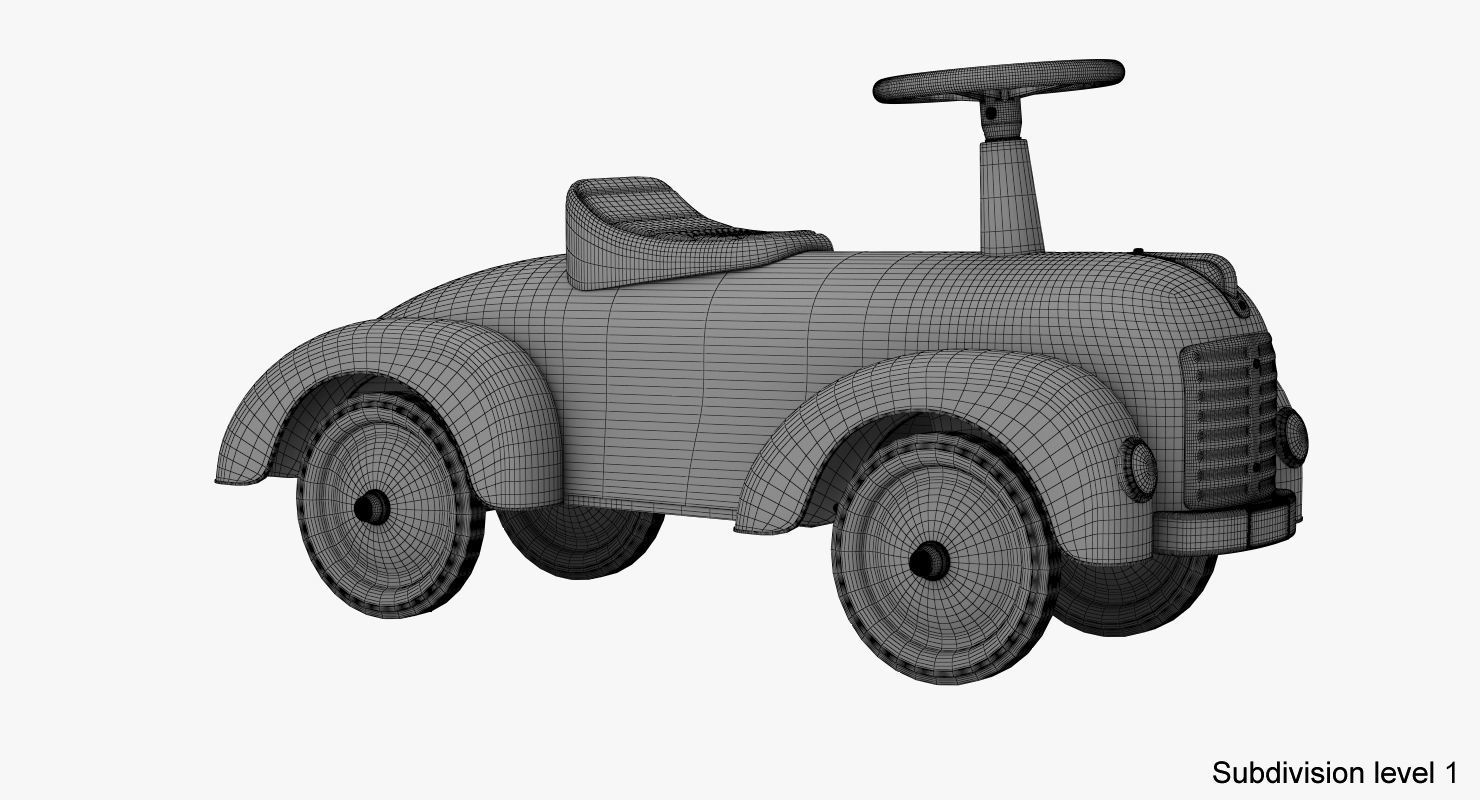 Riding toy car 3D model_13