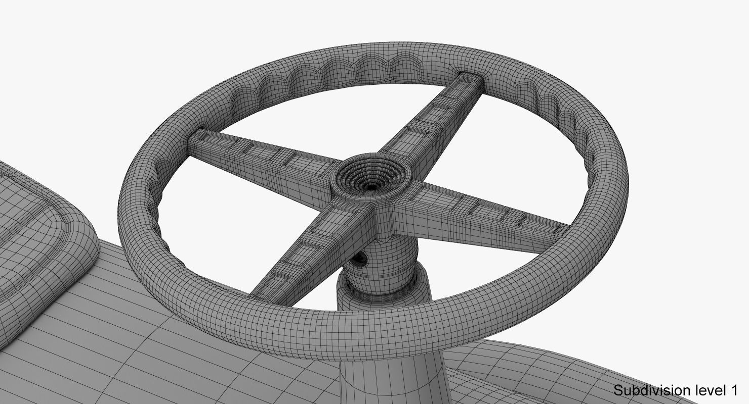 Riding toy car 3D model_19