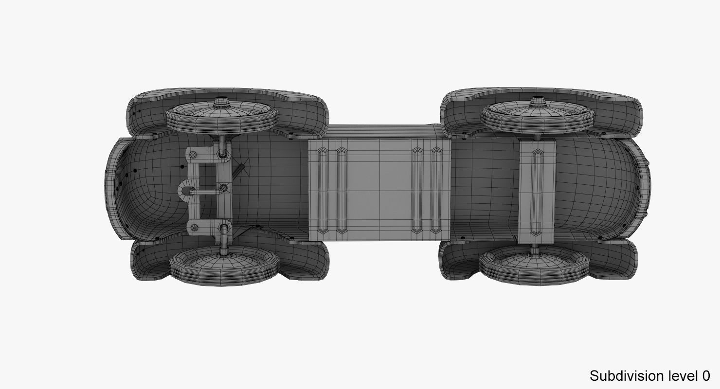 Riding toy car 3D model_16