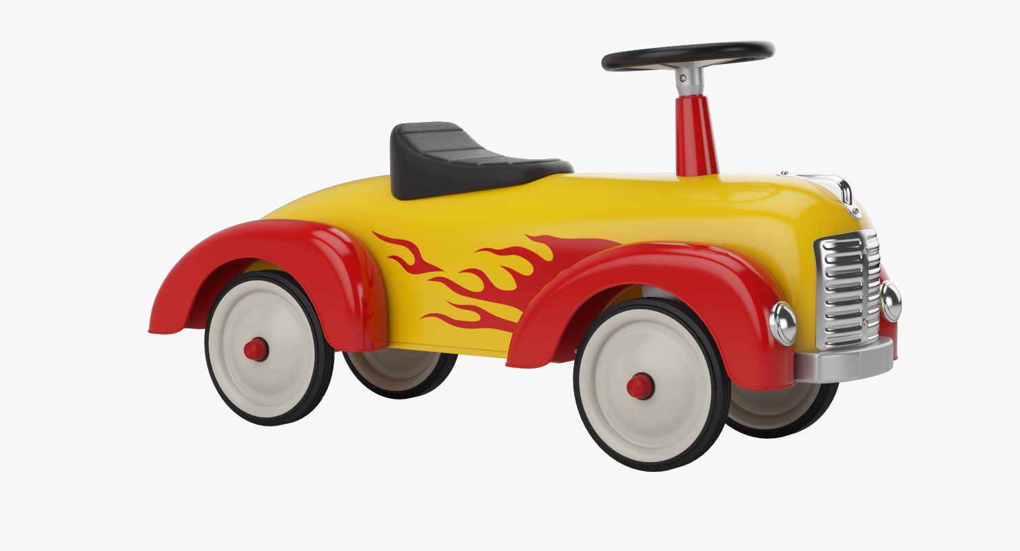 Riding toy car 3D model_2