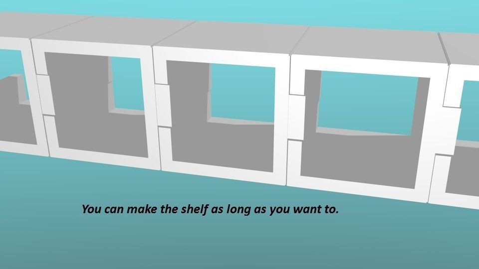 Infinitely expandable storage cubes Free 3D print model_1