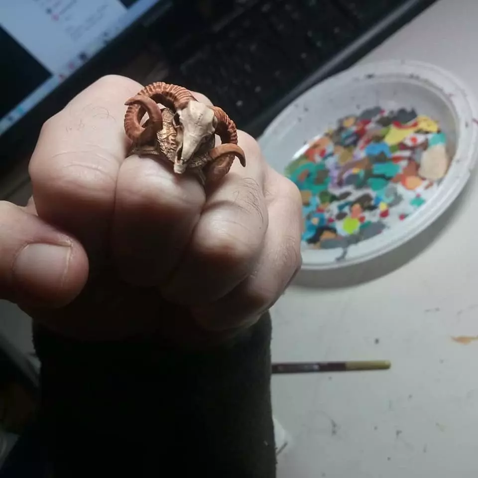 Ring of the mighty Battering Ram 3D print model_0