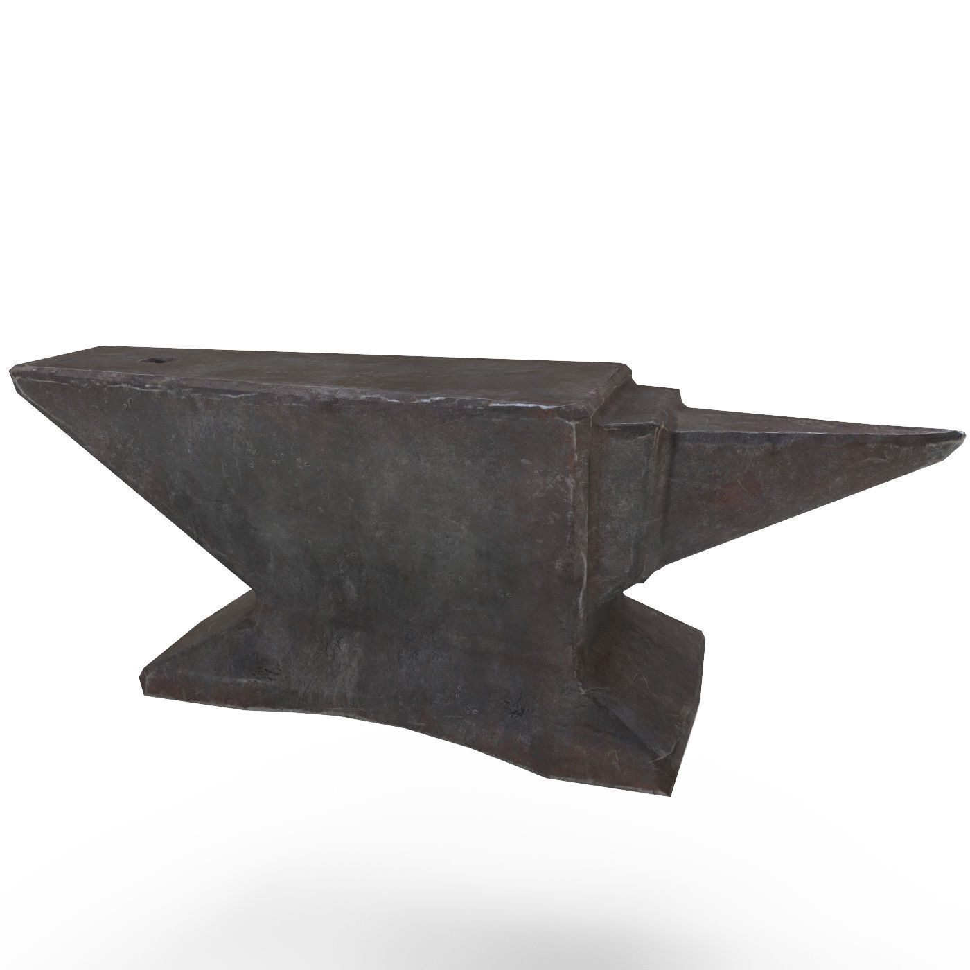 Anvil and Sledgehammer Low-poly 3D model_9