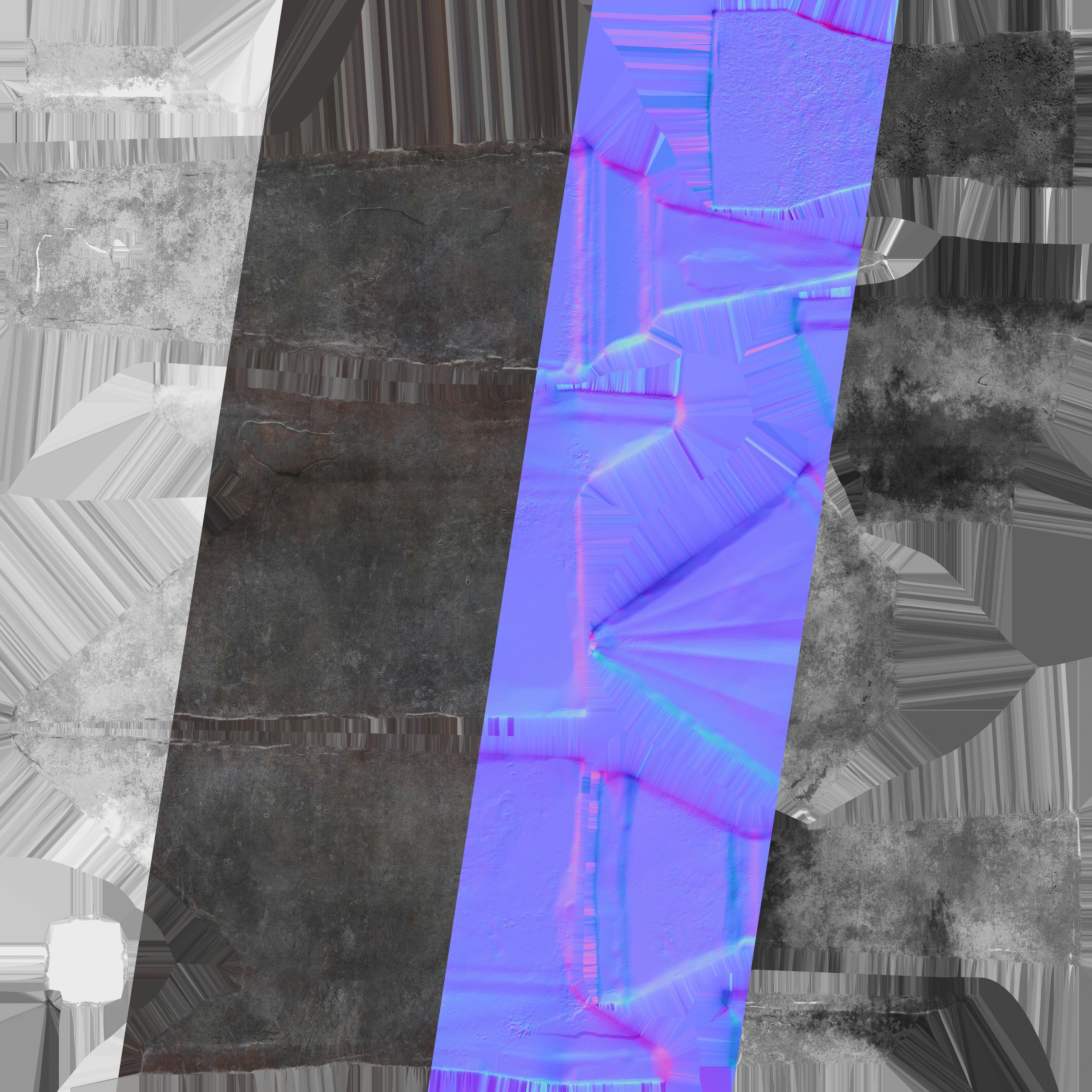 Anvil and Sledgehammer Low-poly 3D model_14