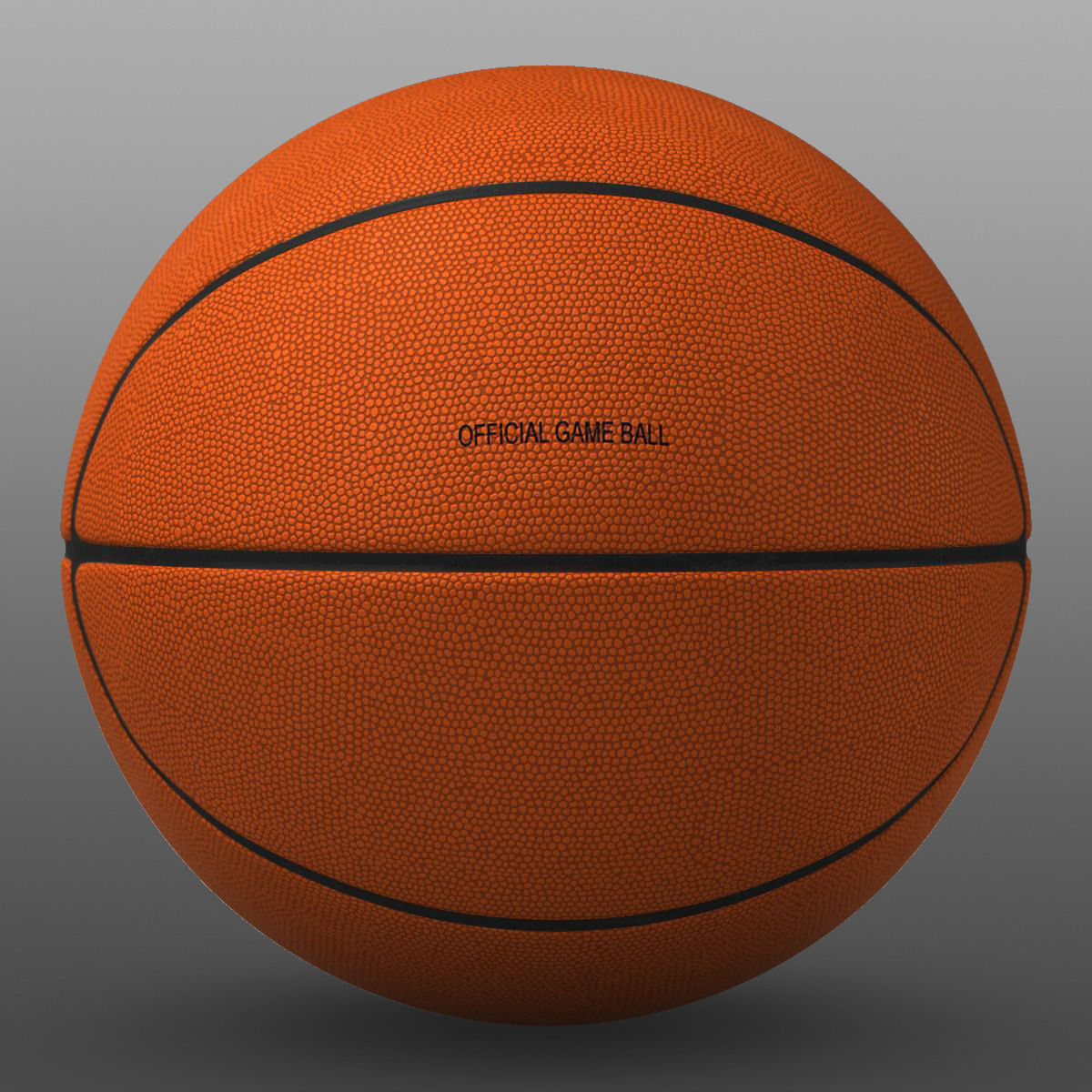 Orange basketball ball 3D Model Game ready .max .obj .3ds .fbx .c4d .ma