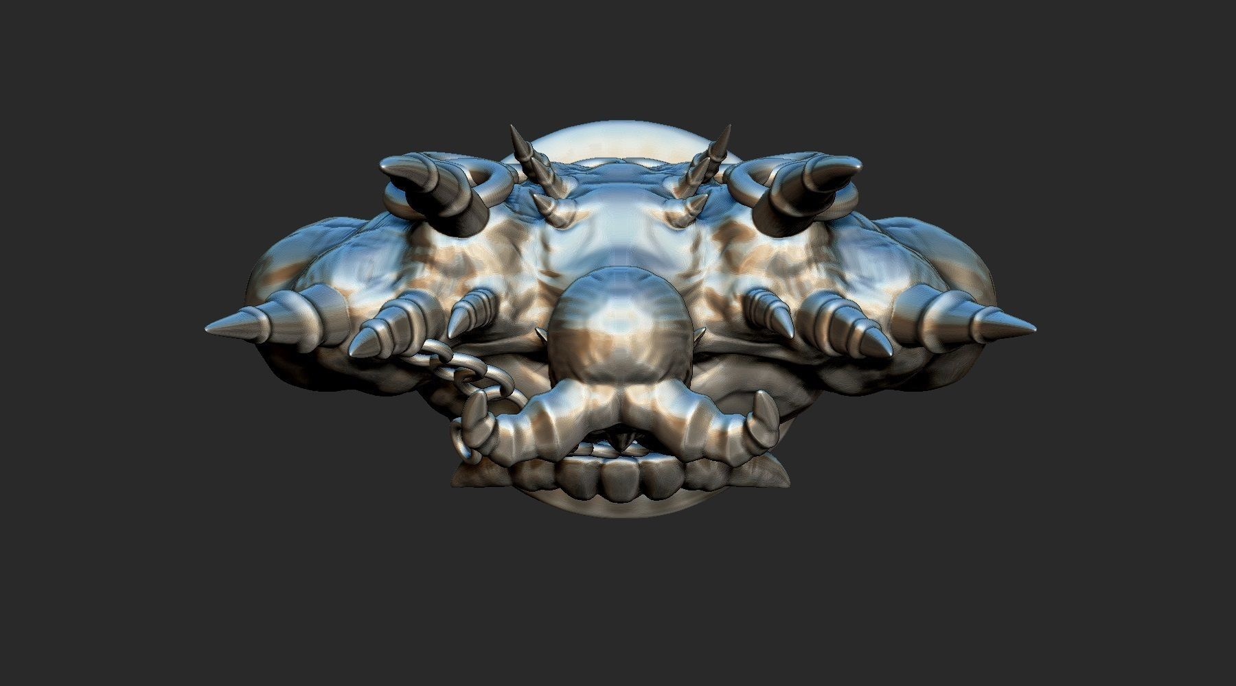 Demon 3D printable model 3D print model_9