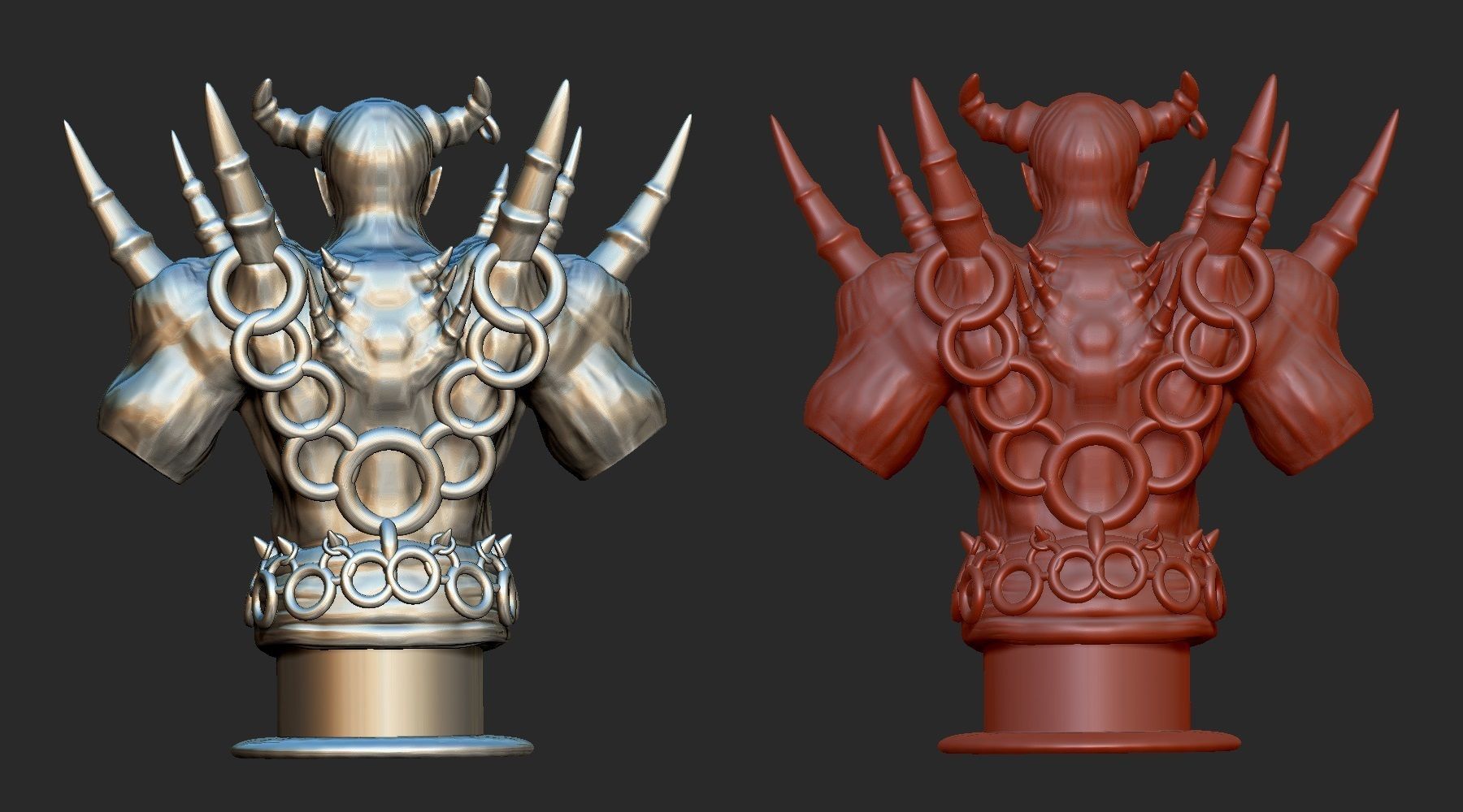 Demon 3D printable model 3D print model_5