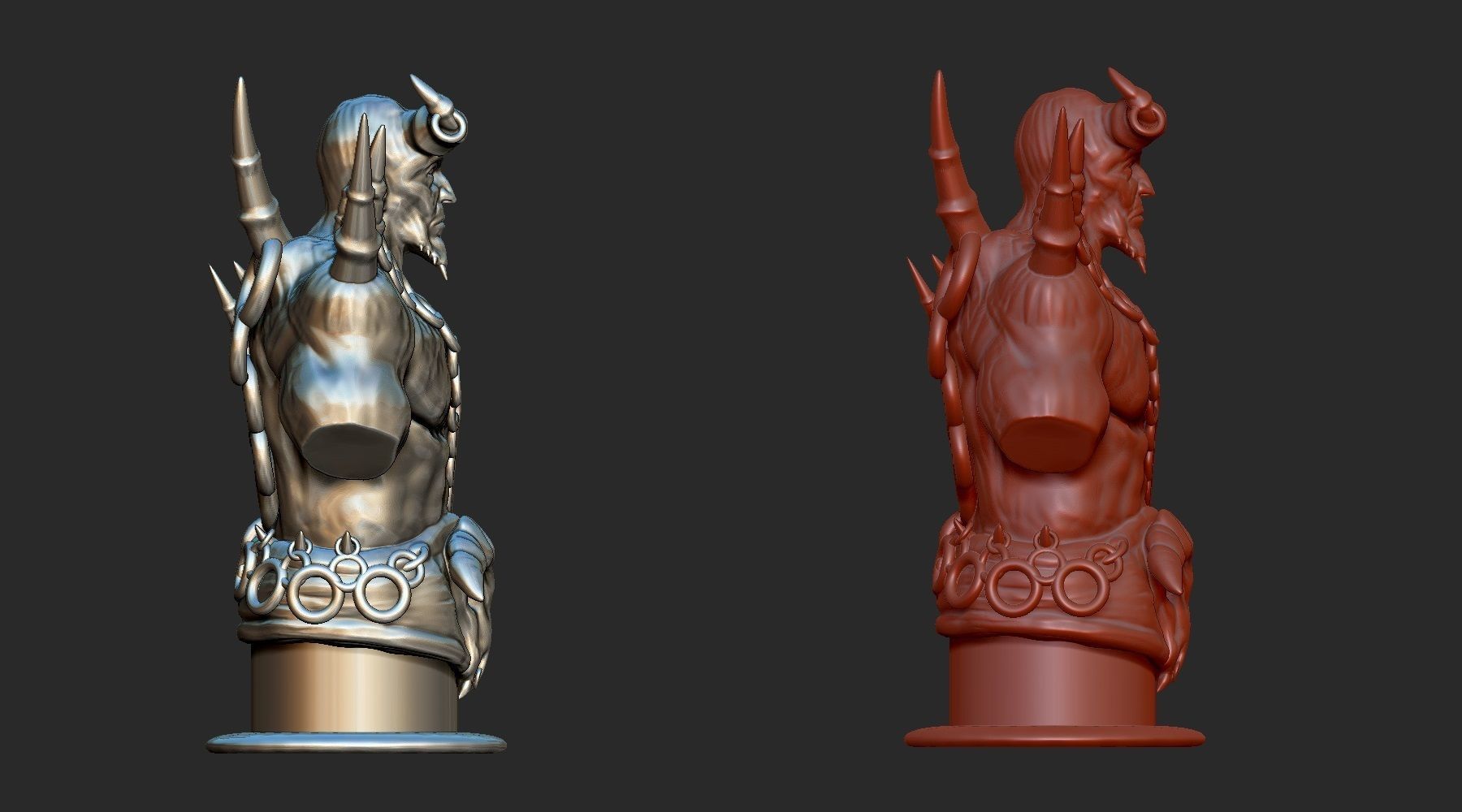 Demon 3D printable model 3D print model_7