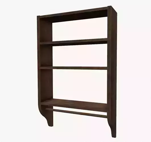 Wooden shelf
