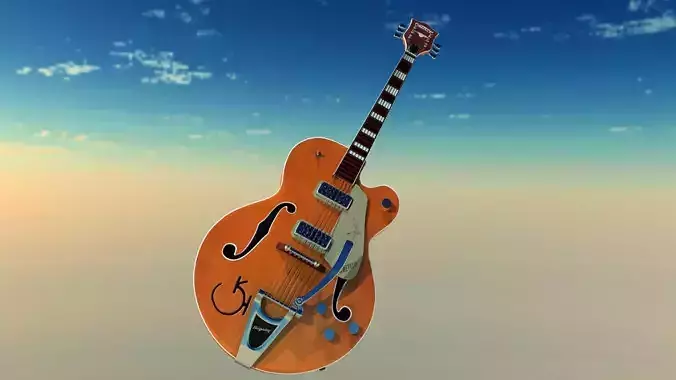 Gretsch 6120 W 3D model