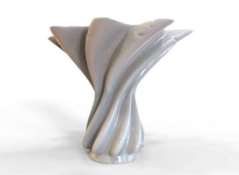 Vase 02 Low-poly 3D model_2