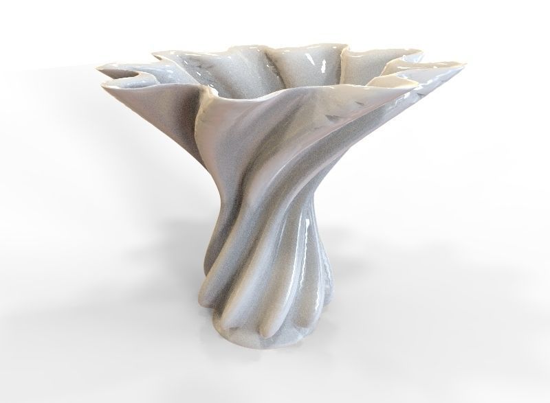 Vase 02 Low-poly 3D model_1